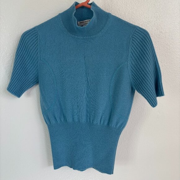 Maria Di Ripabianca Cashmere Baby Blue Size 8 - Picture 1 of 3